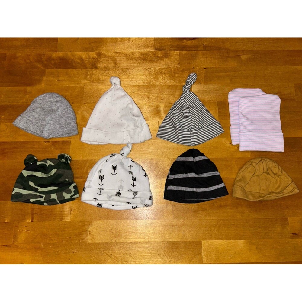 Baby boy hats 0-6 months